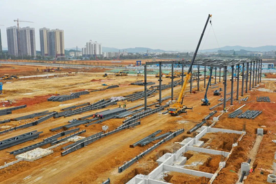 火熱推進！走進柳工國際智能工業(yè)園重大項目建設現(xiàn)場